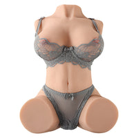 Half Body Sex Toys Artificial Pussy Vagina Sex Toy Soft Medical TPR sex dolls