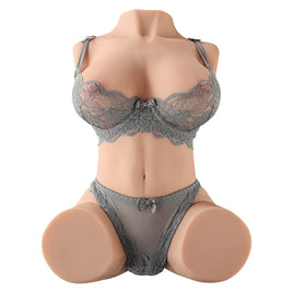 Half Body Sex Toys Artificial Pussy Vagina Sex Toy Soft Medical TPR sex dolls