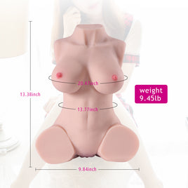 Half Body Sex Toys Artificial Pussy Vagina Sex Toy Soft Medical TPR sex dolls