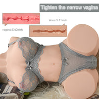 Half Body Sex Toys Artificial Pussy Vagina Sex Toy Soft Medical TPR sex dolls