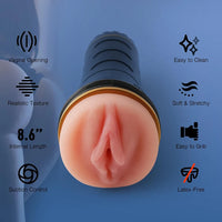 Tracy's Dog Realistic Male Masturbator - Premium Textured Stroker