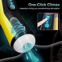 Fully Automatic Male Masturbator Cup Ejaculation Realistic Powerful Auto Sucking Channel Pussy Real Vagina Adult Toys for Men
