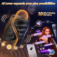 Male Sex Toys for Men - Male Masturbator Penis Training Vibrator with APP Control, Vibrating Sex Toy Strokers Glans Trainer Stimulator, Mens Sex Machine Masturbators Adult Sex Toys & Games