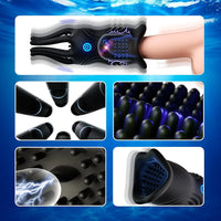 Realistic 360° Full-Surround Male Masturbator with 10 Vibration Modes and Tentacle Texture Stimulation