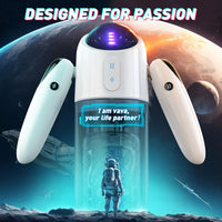 11-Mode Automatic Thrusting and Rotating Male Masturbator with Extendable Arms and Portable Armband Control