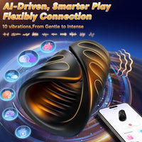 Male Sex Toys for Men - Male Masturbator Penis Training Vibrator with APP Control, Vibrating Sex Toy Strokers Glans Trainer Stimulator, Mens Sex Machine Masturbators Adult Sex Toys & Games