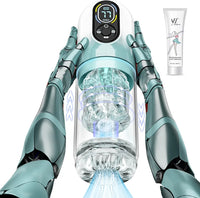 7-Function Automatic Male Masturbator: Thrusting, Rotating, Vibrating, Sucking, and Licking Sex Machine
