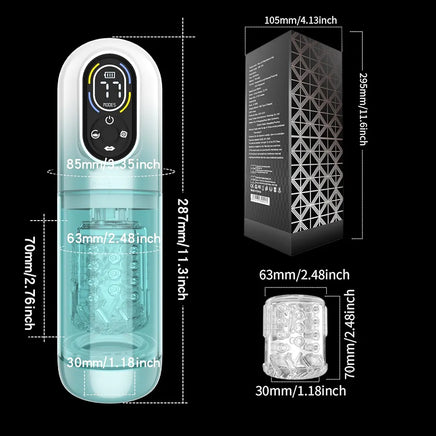 7-Function Automatic Male Masturbator: Thrusting, Rotating, Vibrating, Sucking, and Licking Sex Machine
