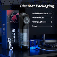 AI-Sync 9S Male Masturbator: Interactive Thrusting, Rotating, Vibrating, Sucking & Licking Sex Toy with App Control