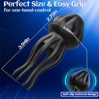 Sex Toys for Men Penis Vibrator - EINSEO Upgraded Larger Male Masturbator Sex Toy with 10 Powerful Vibrating Modes for Penis Clit Nipple Stimulation, 8-Tentacle Full Wrapping Adult Mens Sex Toys