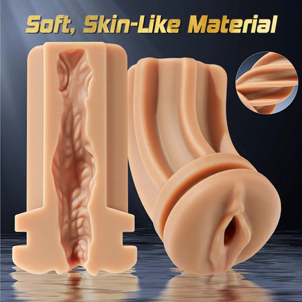 ThrustMax 360° Adjustable Hands-Free Automatic Masturbator with 3 Thrusting & Rotating Modes and Interchangeable Attachments