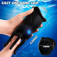 Realistic 360° Full-Surround Male Masturbator with 10 Vibration Modes and Tentacle Texture Stimulation