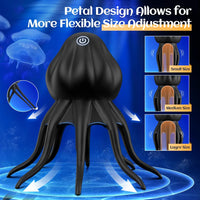 Sex Toys for Men Penis Vibrator - EINSEO Upgraded Larger Male Masturbator Sex Toy with 10 Powerful Vibrating Modes for Penis Clit Nipple Stimulation, 8-Tentacle Full Wrapping Adult Mens Sex Toys