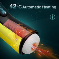 Fully Automatic Male Masturbator Cup Ejaculation Realistic Powerful Auto Sucking Channel Pussy Real Vagina Adult Toys for Men