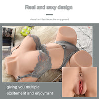 Half Body Sex Toys Artificial Pussy Vagina Sex Toy Soft Medical TPR sex dolls