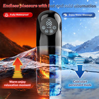 AI-Sync 9S Male Masturbator: Interactive Thrusting, Rotating, Vibrating, Sucking & Licking Sex Toy with App Control
