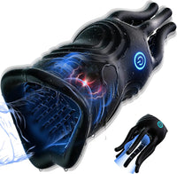 Realistic 360° Full-Surround Male Masturbator with 10 Vibration Modes and Tentacle Texture Stimulation