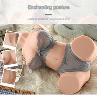 Half Body Sex Toys Artificial Pussy Vagina Sex Toy Soft Medical TPR sex dolls
