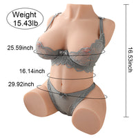 Half Body Sex Toys Artificial Pussy Vagina Sex Toy Soft Medical TPR sex dolls