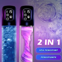 IPX7 Electric Penis Pump with 5 Suction Penis Massager Stimulator Enlargement Enhancer Male Masturbator Sex Toys for Men