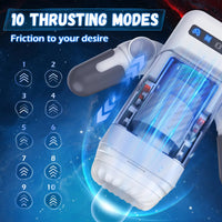 New Robot Automatic Male Masturbator Vibration Blowjob Machine Silicone Vagina Masturbation for Men Vibrator Sex Toy Adult Goods
