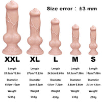 Big Silicone Animal Dildo Sex for Men Women Anal Plug Penis Realistic Dog Knot Dildos Sex Toy Female Masturbator Adult Supplies