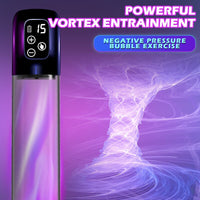 IPX7 Electric Penis Pump with 5 Suction Penis Massager Stimulator Enlargement Enhancer Male Masturbator Sex Toys for Men