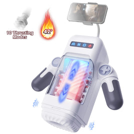 New Robot Automatic Male Masturbator Vibration Blowjob Machine Silicone Vagina Masturbation for Men Vibrator Sex Toy Adult Goods