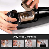 Automatic Piston Telescopic Male Masturbator Cup Heating Sucking Blowjob Masturbatin for Man Penis Sucker Vibrtor Sex Machine