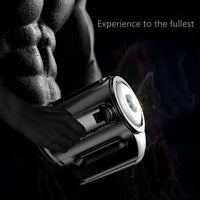 With Holder Dual Cords LCD display  Automatic Thrusting Vibrating Telescopic Masturbation for Men Real Vagina Sex Machine