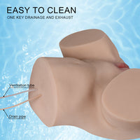 Automatic Vibrating Sucking Dual Channel Sex Dolls 22.04lb - Kimberly Clark