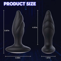 Plume Large Size 9 Vibration Anal Vibrator Butt Plug