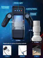 Manual Play Phone Holder Interactive Auto Male Stroker Masturbator Heating