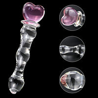 Crystal Glass Pleasure Wand Dildo