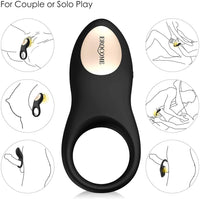 8 Vibration Modes Wireless Remote Control Penis Ring