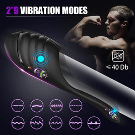 Penis Vibrator Glans massager Adjustable Male Masturbators Flexible Cover For Ejaculation Male Sex Toys For Men Endurance