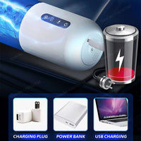 Automatic Male Sucking Masturbator Cup Vagina Masturbation Blowjob Telescopic Rotating Sucktion Sex Machines Adult Men Toy
