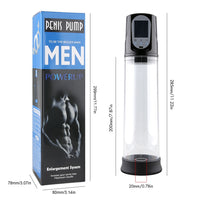 Penis Pump Vibrator Enlargerment Vacuum Pump Erection Electric USB Automatic Penis Enlargement Cock Extender For Men Sex Toys