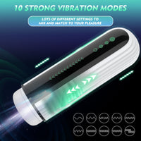 5 Thrusting Vibrations Vibrator Automatic Male Masturbators Blowjob Vaginas Adult Masturbation