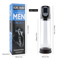 Penis Pump Vibrator Enlargerment Vacuum Pump Erection Electric USB Automatic Penis Enlargement Cock Extender For Men Sex Toys