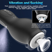 Masturbator for Men Automatic Sucking Male Machine Oral Vaginal Penis Vibrator Masturbation Cup Blowjobs Machine