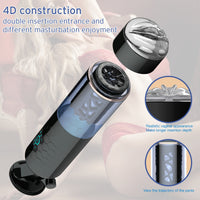 2023 Automatic telescopic Rotation Male Masturbator Cup Vibrator Masturbation Goods Sex Toys For Man Adult Goods sucking machine