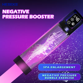 IPX7 Electric Penis Pump with 5 Suction Penis Massager Stimulator Enlargement Enhancer Male Masturbator Sex Toys for Men