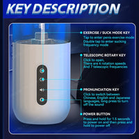 Automatic Male Sucking Masturbator Cup Vagina Masturbation Blowjob Telescopic Rotating Sucktion Sex Machines Adult Men Toy