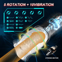 Male Masturbator Cup Rotating Vibrating Vagina Glans Penis Stimulate Lasting Delay Massager Masturbation Cup Sex Toys for Men