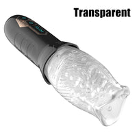 TORNADO-5 Rotating ＆10 Vibrating Transparent sleeve Oral Sex Cup