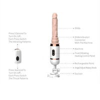 Remote Control Heating Telescopic Automatic Sex Machine