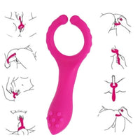 Spot Clitoris Stimulator Dildo Anal With Butt Plug Vibrator
