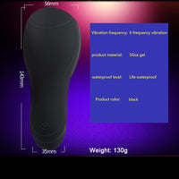 6 Modes Tongue Licking Glans Massager Men Masturbator