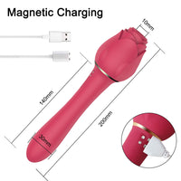 Powerful Rose Vibrator For Women Clitoris Nipple Clit Sucker